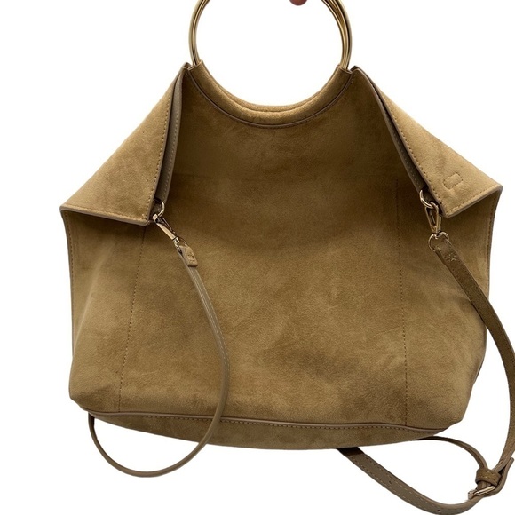 BANANA REPUBLIC WOMENS TAN SYNTHETIC LEATHER BAG - Picture 10 of 12